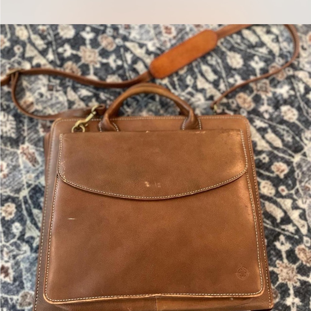 Vintage Frank covey Leather Organizer Folio